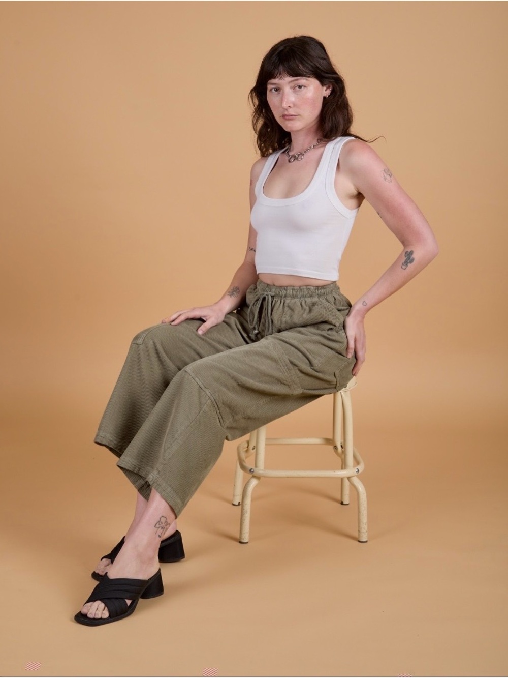 Big Bud Press Drop Pocket Cargo Pants in Corduroy